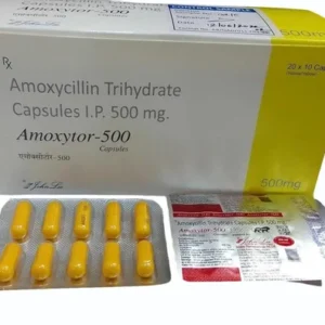 Amoxytor 500 Amoxicillin Trihydrate IP Capsules