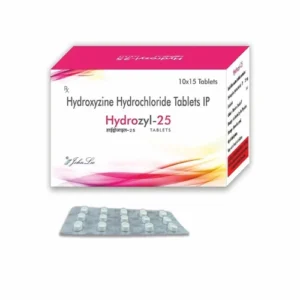 Hydrozyl Hydroxyzine Hcl IP 25 Mg Tablets