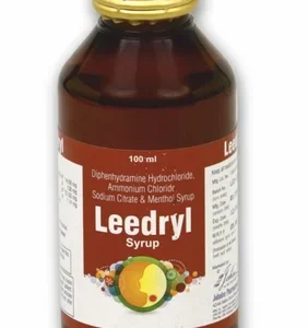 Leedryl Diphenhydramine Ammonium Chloride Sodium Citrate And Menthol Syrup